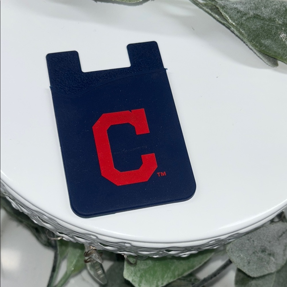 Cleveland Guardians Phone Card Holder – Blue with Red “C”